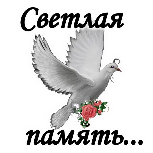 😭 Стикер «Вечная ПАМЯТЬ» для Telegram