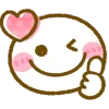 👍 Эмодзи «cute smiley» для Telegram