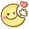 🌜 Эмодзи «cute smiley» для Telegram