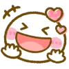 😆 Эмодзи «cute smiley» для Telegram