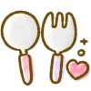 🍴 Эмодзи «cute smiley» для Telegram