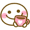 ☕️ Эмодзи «cute smiley» для Telegram
