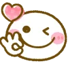 😉 Эмодзи «cute smiley» для Telegram