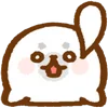 😱 Эмодзи «fluffy ba» для Telegram