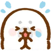 😭 Эмодзи «fluffy ba» для Telegram
