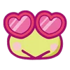 😎 Эмодзи «keroppi in love» для Telegram