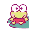 🍃 Эмодзи «keroppi in love» для Telegram