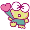 😍 Эмодзи «keroppi in love» для Telegram