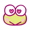Стикерпак keroppi in love для Telegram