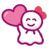 🩷 Эмодзи «keroppi in love» для Telegram