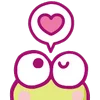 💌 Эмодзи «keroppi in love» для Telegram