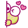 👀 Эмодзи «keroppi in love» для Telegram