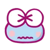 😖 Эмодзи «keroppi in love» для Telegram