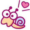 🐌 Эмодзи «keroppi in love» для Telegram