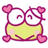 🥰 Эмодзи «keroppi in love» для Telegram