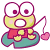 🎣 Эмодзи «keroppi in love» для Telegram