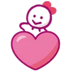 💞 Эмодзи «keroppi in love» для Telegram