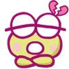 💔 Эмодзи «keroppi in love» для Telegram