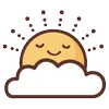 ⛅️ Эмодзи «little twin stars» для Telegram