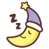 🌛 Эмодзи «little twin stars» для Telegram