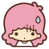 😰 Эмодзи «little twin stars» для Telegram