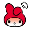 😡 Эмодзи «red hood melody» для Telegram