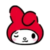 🥴 Эмодзи «red hood melody» для Telegram