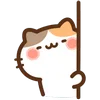 👀 Эмодзи «calico kitty» для Telegram