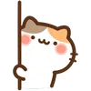👀 Эмодзи «calico kitty» для Telegram