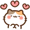 🥰 Эмодзи «calico kitty» для Telegram
