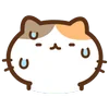 😓 Эмодзи «calico kitty» для Telegram