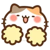 💃 Эмодзи «calico kitty» для Telegram