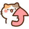 ⤴️ Эмодзи «calico kitty» для Telegram