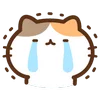 😭 Эмодзи «calico kitty» для Telegram