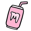 🥤 Эмодзи «Ririmoji 20» для Telegram