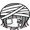 🤕 Эмодзи «halloween jirai girl» для Telegram