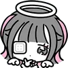 🤔 Эмодзи «halloween jirai girl» для Telegram