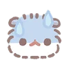😰 Эмодзи «pastel shiratama пастель ширатама» для Telegram
