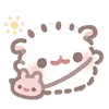 ☀️ Эмодзи «pastel shiratama пастель ширатама» для Telegram