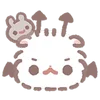 👿 Эмодзи «pastel shiratama пастель ширатама» для Telegram
