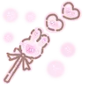 Стикер 22 Bunnies In Dreams