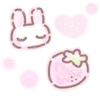 Стикер 24 Bunnies In Dreams
