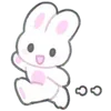 Стикер 31 Usapoppo Bunny