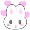 Стикер 6 Usapoppo Bunny