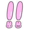 Стикер 38 Usapoppo Bunny
