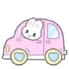 Стикер 51 Usapoppo Bunny