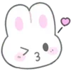 Стикер 13 Usapoppo Bunny