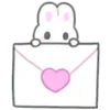 Стикер 32 Usapoppo Bunny
