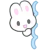 Стикер 27 Usapoppo Bunny