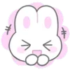 Стикер 5 Usapoppo Bunny